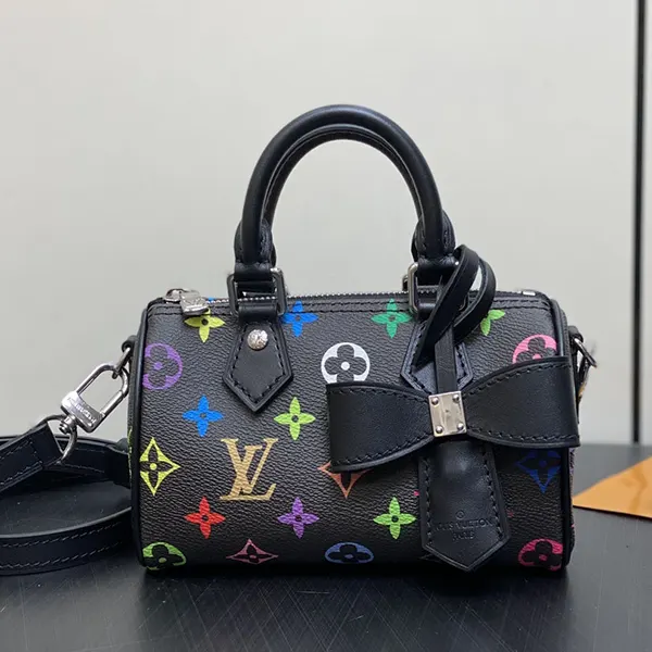 ルイヴィトン LV×TM 村上隆コラボ ナノ スピーディ バッグ vug06593
