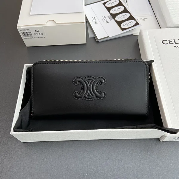 激安価格！セリーヌ 長財布 ラウンドジップ キュイル トリオンフ n級品 Ceu97156