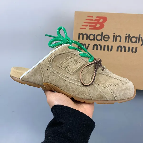ミュウミュウ x ニューバランス 激安 530 SL faded suede ミュール myv36318