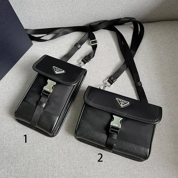 稀少プラダ n級品 Bag クロスボディ ショルダーバッグ ブラック 2サイズ pub55678