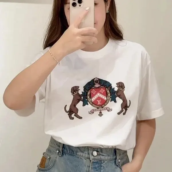 大人気定番ルイヴィトン エンベリッシュド Tシャツ 1AGJZL
