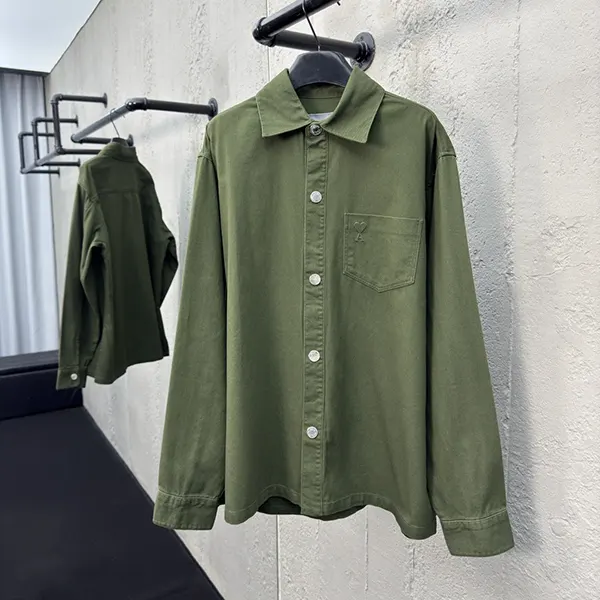 アミ パリス コピー de Coeur オーバーシャツ HJK273