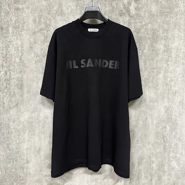 人気No1 ジルサンダー ロゴプリントTシャツ 偽物 オーバーサイズ コットン J03GC0137