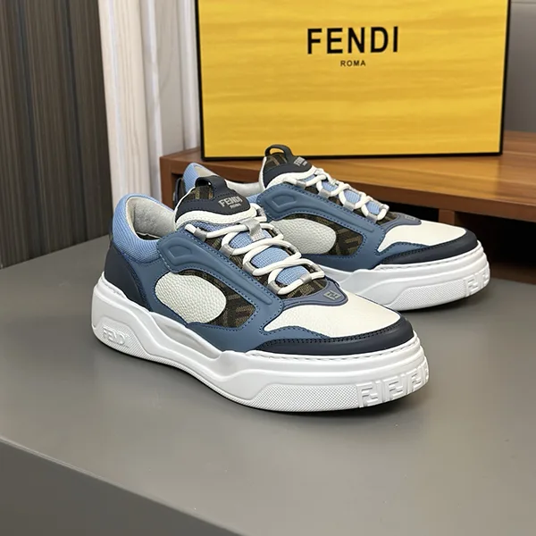 ☆超人気☆フェンディ n級品 FFジャカード フォース スニーカー fea08198