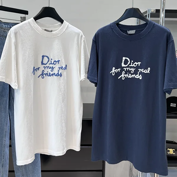 《大人気》ディオール AND HYLTON NEL Tシャツ コットンジャージー 偽物 2色 det53214