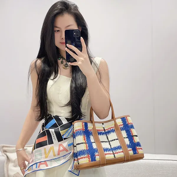 【シックなカラーがお洒落♡】エルメス 偽物 ガーデンパーティー30 ハンドバッグ eri51483