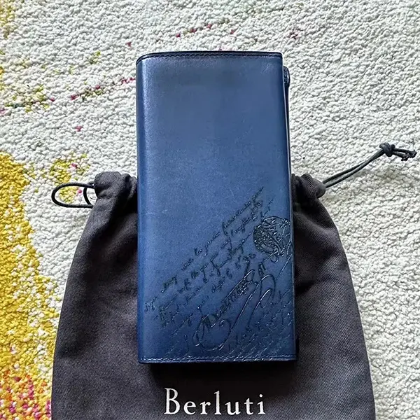 希少 ベルルッティ サンタル コピー NeoSantal Scritto Swipe◇レザー ウォレット 長財布 bef42613
