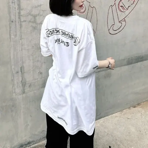 確保済み クロムハーツ n級品 スクロール ロゴ Tシャツ 半袖 Kud03596