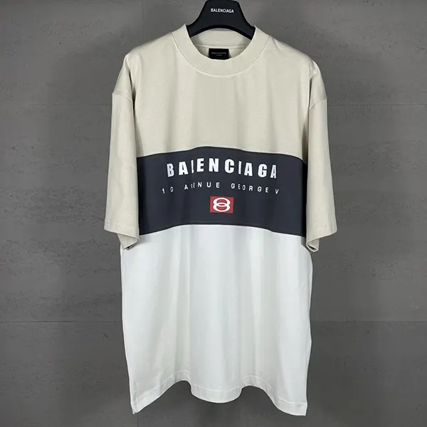 大人気！バレンシアガ Tシャツ スーパーコピー ロゴ 半袖 ブロック bar54110