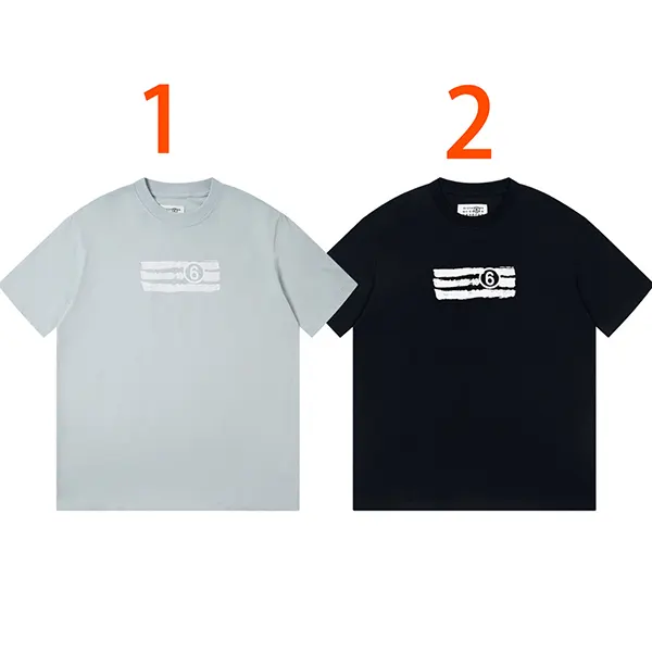 大人気! エムエムシックス ツーレイヤー コットンジャージーTシャツ Mam03823
