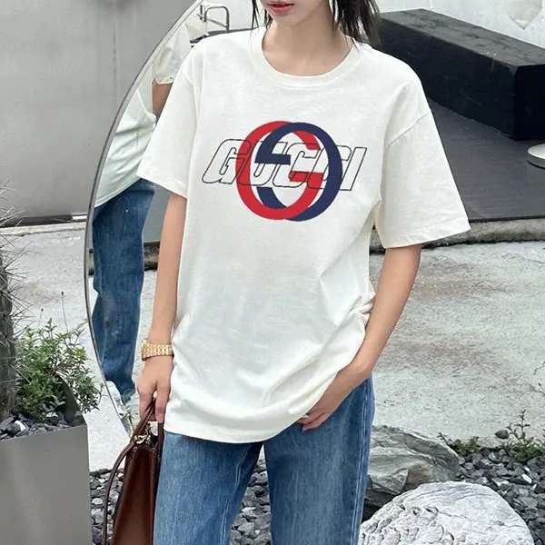 希少 グッチ インターロッキングGプリントコットンTシャツ gui54771
