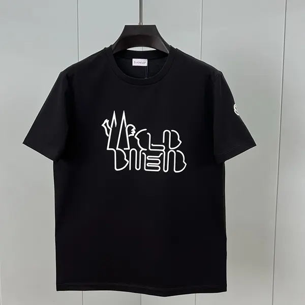 【大特価】モンクレール n級品 プリントロゴモチーフ Tシャツ moq18435