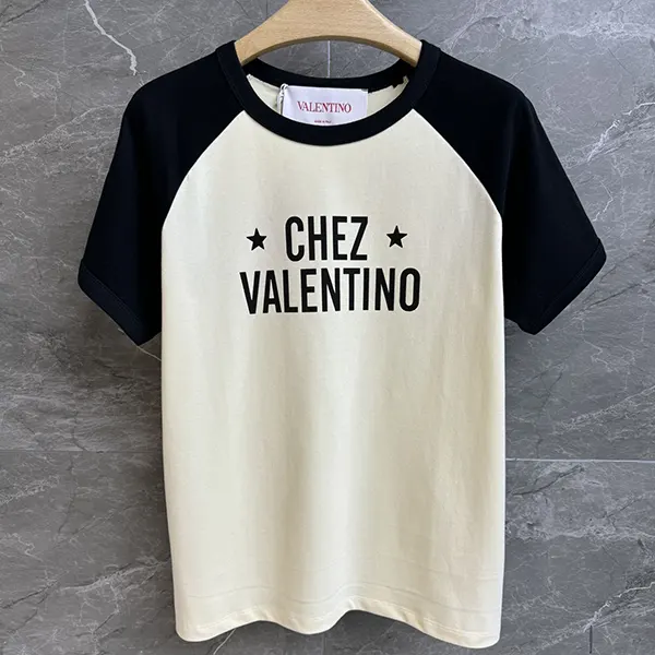ヴァレンティノ シェ ヴァレンティノプリント コットン Tシャツ Vuo46344