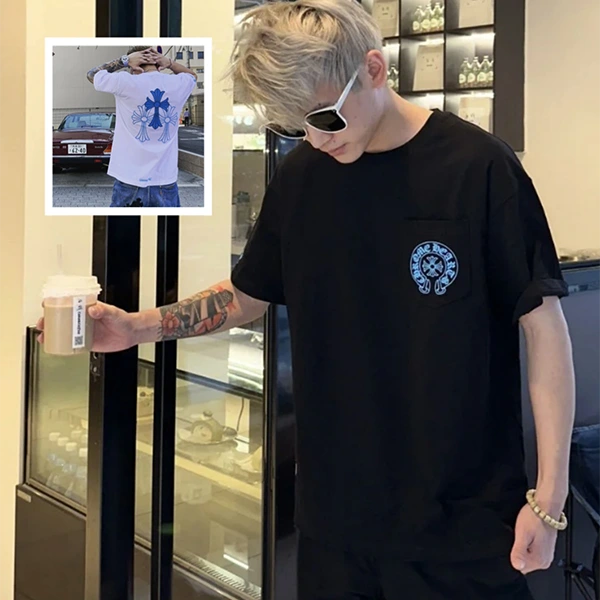 超人気状態！【クロムハーツ 】トリプルクロス Tシャツ N級品 半袖 Kut74547