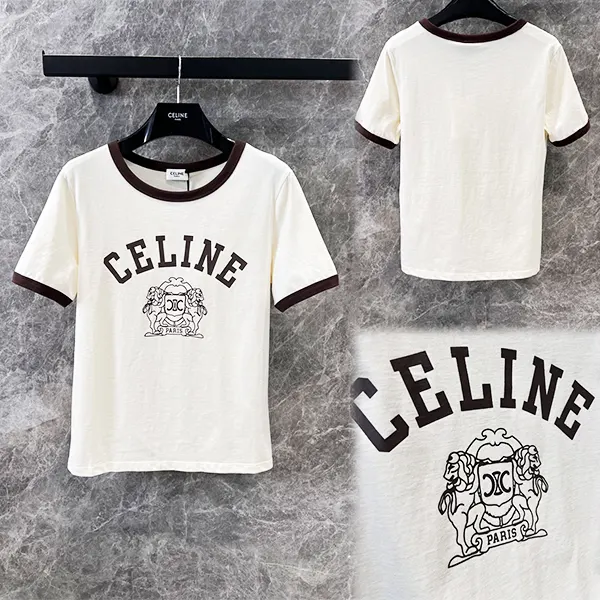 【日本入手困難】セリーヌ BLASON 70 s Tシャツ コピー / コットンジャージー rx09c