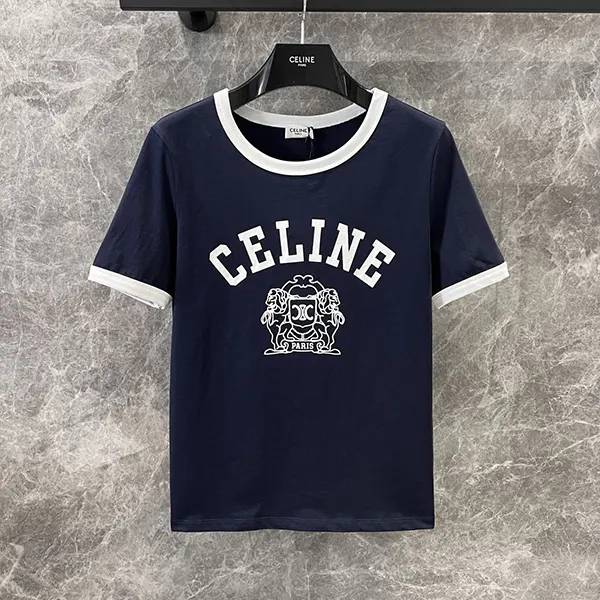 すぐ届く！セリーヌ BLASON 70 s Tシャツ 偽物/ コットンジャージー rx09c6