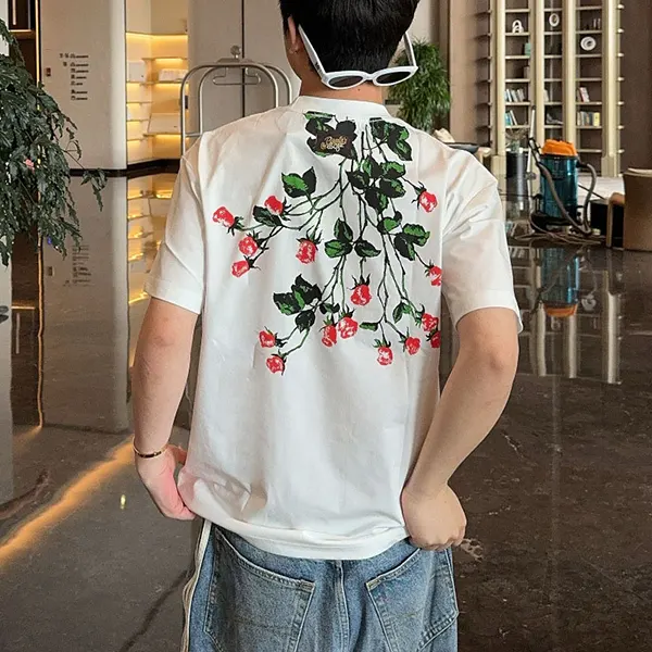 一目惚れ♪ ロエベ 偽物 コットン リラックスフィット Tシャツ loi22133