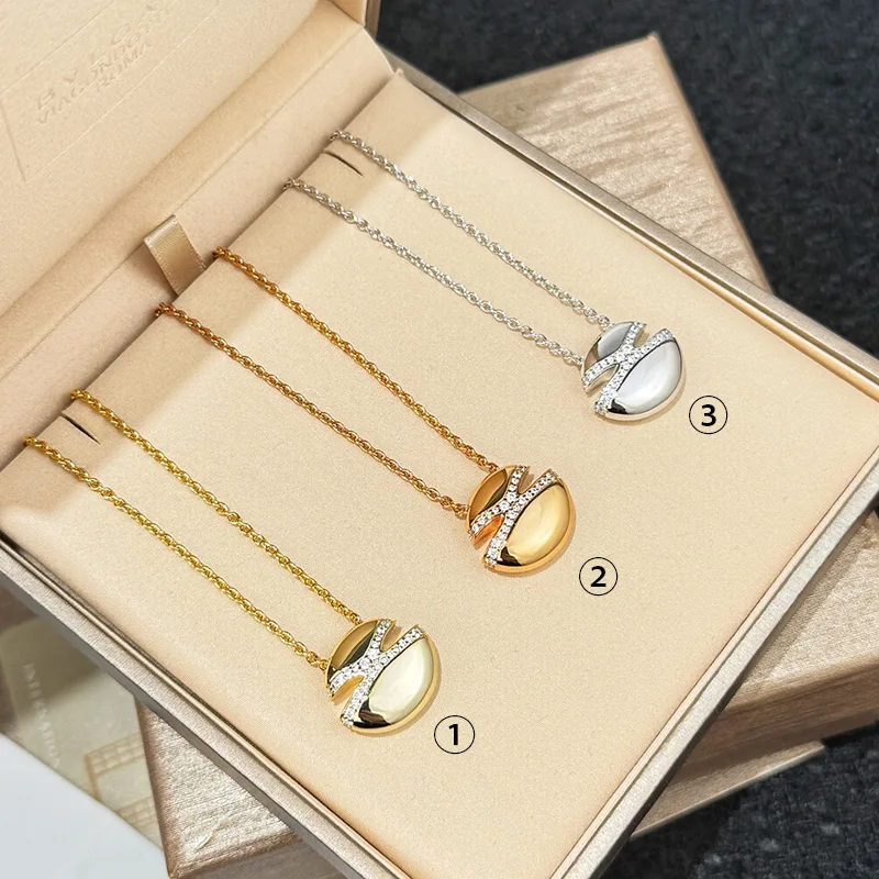 ブティック♪ブルガリ ネックレス レプリカ カボション 18K ゴールド 3色 Bux91726
