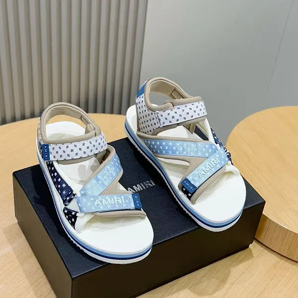◆アミリ◆ MA ペイズリーサンダル BLUE BIRCH amb86524