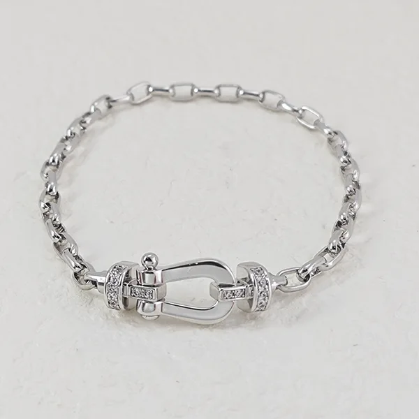フレッド フォース10ブレスレット 18Kホワイトゴールド ダイヤモンド fuz14948