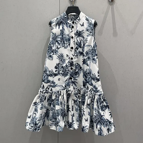 ディオール Diorivieraストレートラッフルドレス dek68369