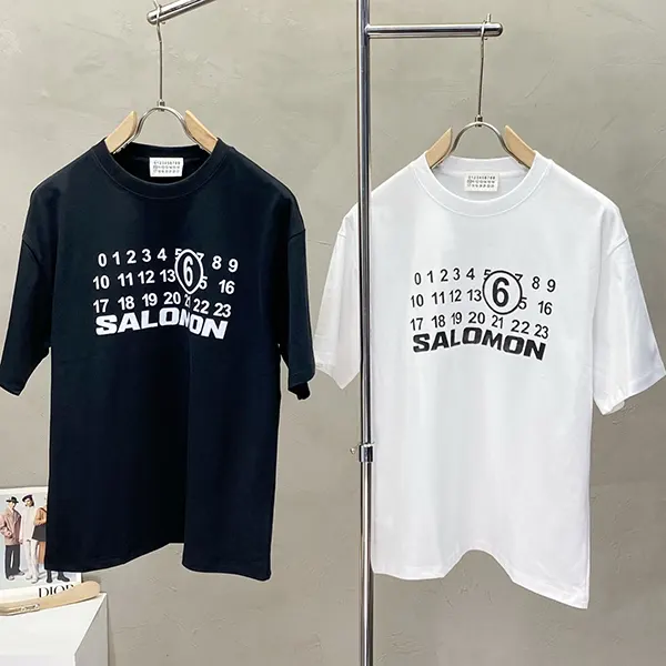 お洒落 エムエムシックス × SALOMON シームレスTシャツ コピー Man56379