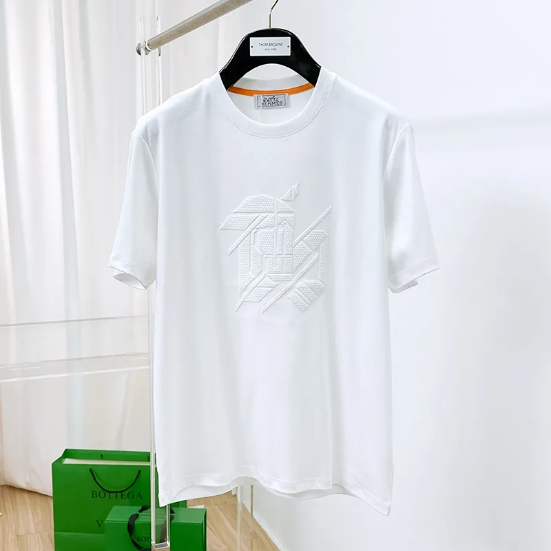 素敵なエルメス Tシャツ 偽物 Chevaux en Symetrie 3D eru01267
