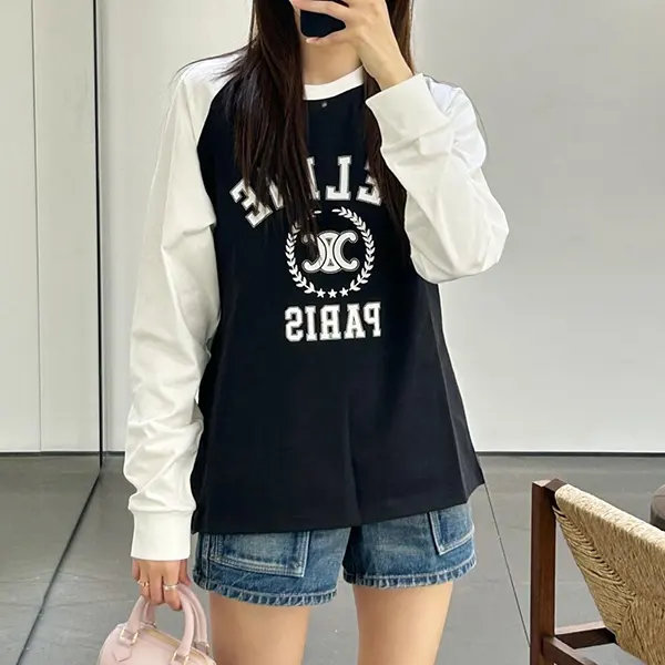 大人気！セリーヌ コットンジャージーTシャツ 偽物 Cez70947