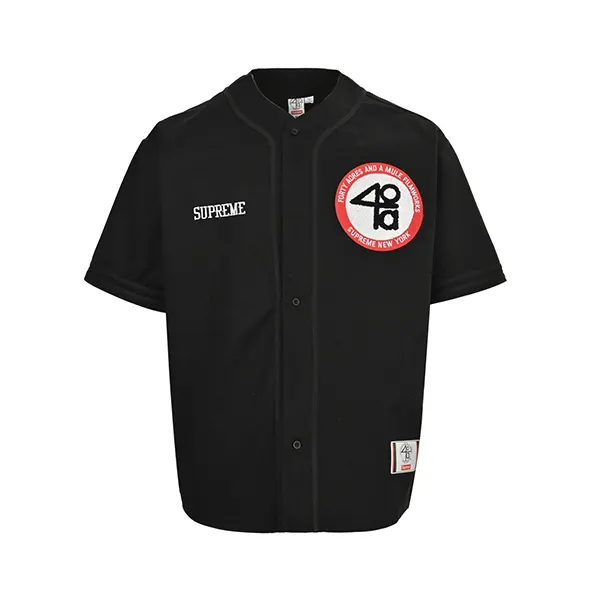 ★日本!!人気！シュプリーム 40 Acres Twill Baseball Jersey Shv06197