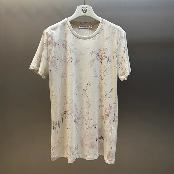 【大特価】ディオール Tシャツ 偽物 コットン リネン dej58457