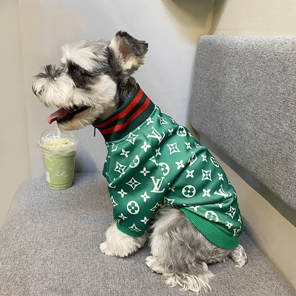 ルイヴィトン 犬服 犬コート 冬 暖かい w25070502