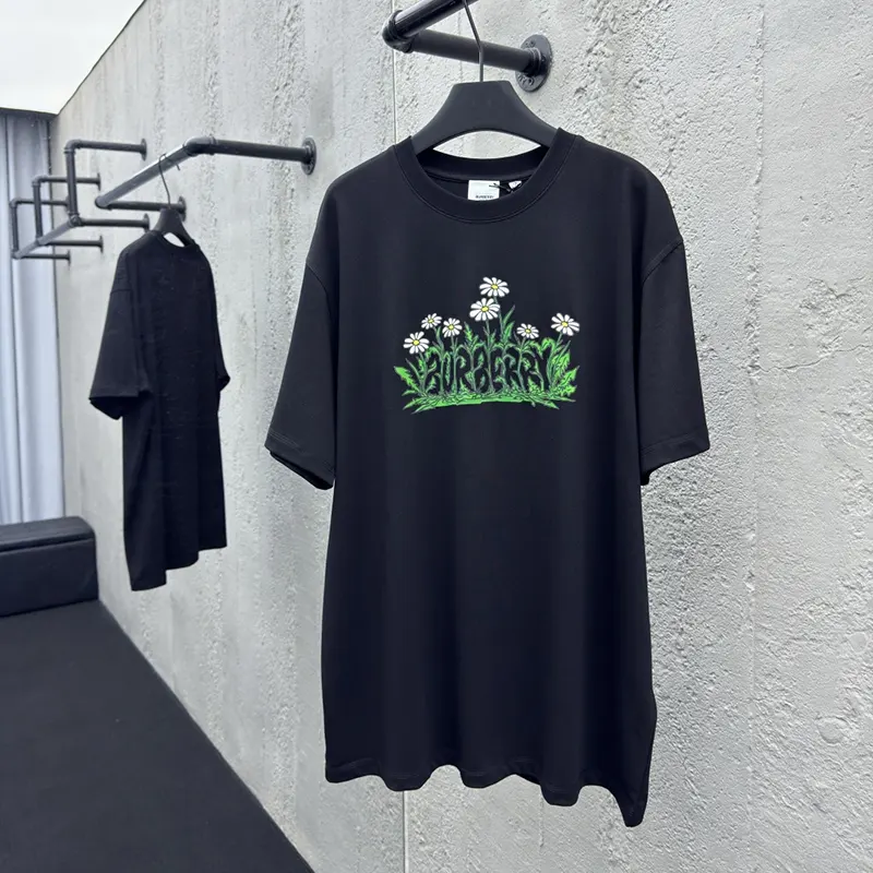 プレゼント最適バーバリー デイジーロゴコットンTシャツ 並行輸入品 Bab29412