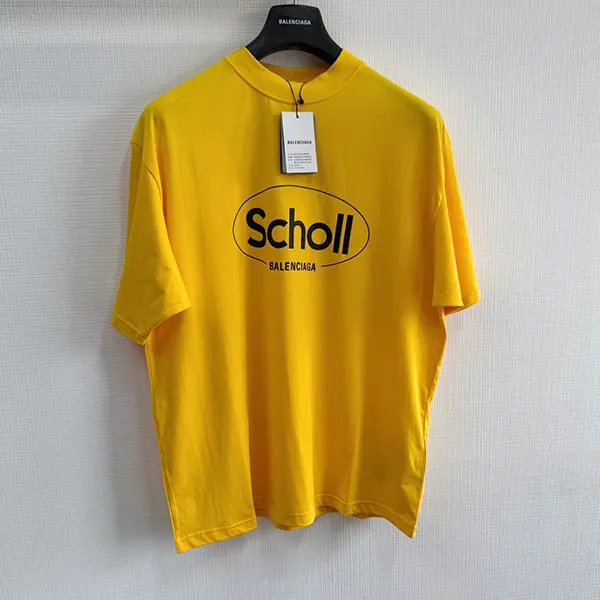 バレンシアガ 偽物 X ショール ロゴプリント クルーネック Tシャツ baf67050