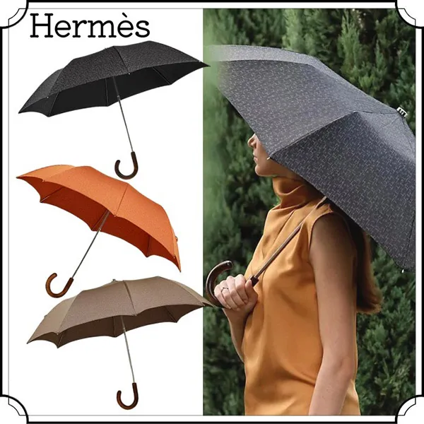エルメス 折りたたみ傘 コピー Pluie de H レイングッズ Hロゴ H310359M