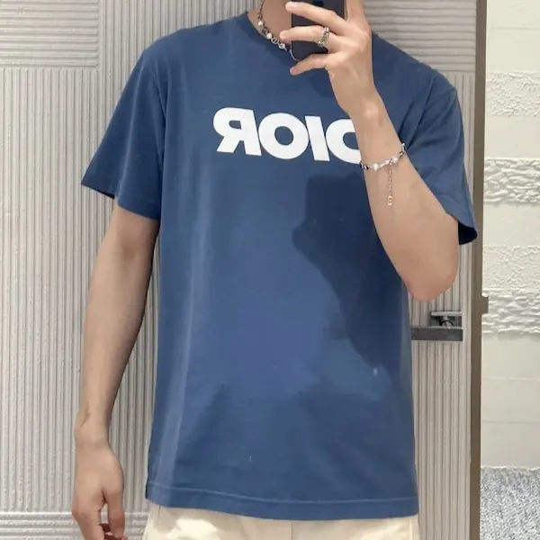 速達発送サービスディオール カジュアル フィット 半袖 Tシャツ コピー 483J696D0847
