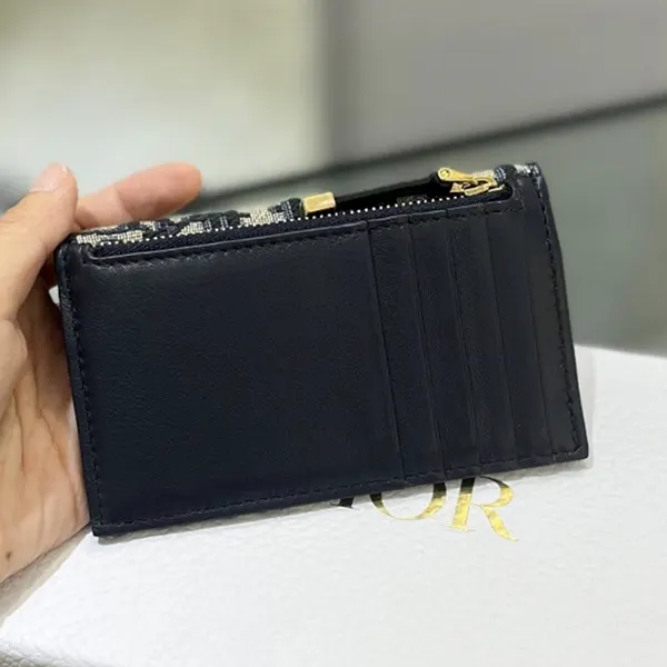 最新でオシャレディオール N級品 ジップ カードホルダー S5692CTZQ_M928