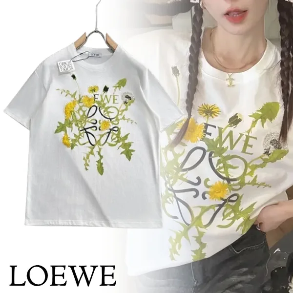 ロエベ タンポポ ダンデライオン アナグラム アクティブ Tシャツ loe2572